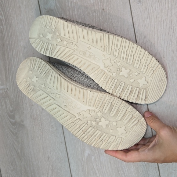 Hey Dude Womens Wendy L Linen Iron Loafer Slip on shoes sz 7 - Picture 9 of 12